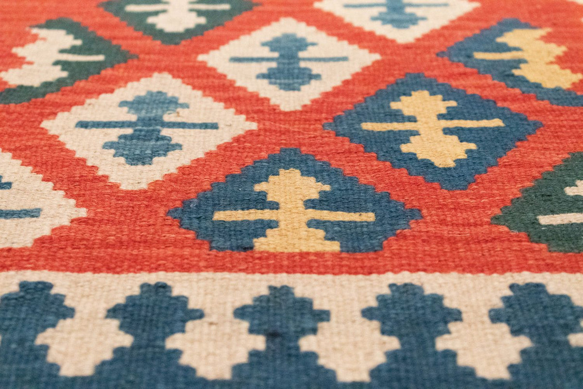 Løber Kelim-tæppe - orientalsk - 205 x 60 cm - orange