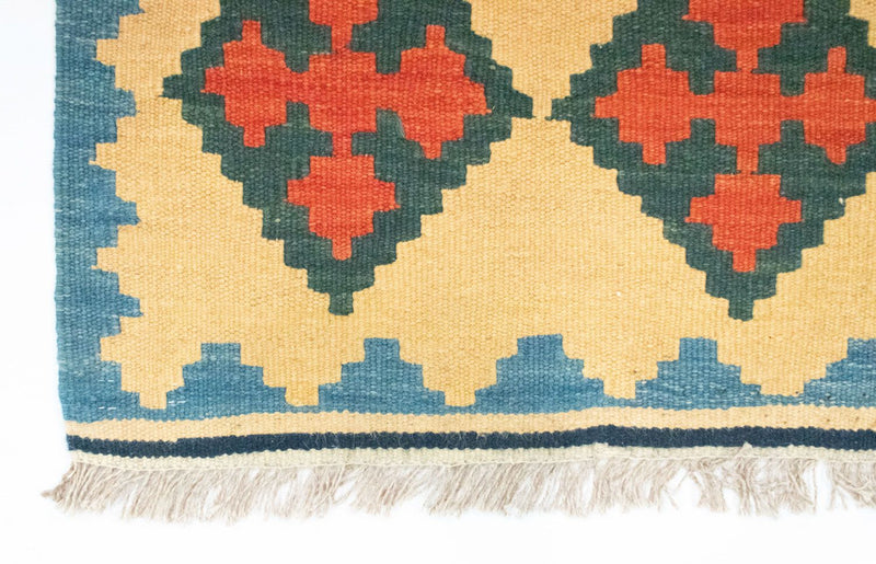 Løber Kelim-tæppe - orientalsk - 200 x 60 cm - beige
