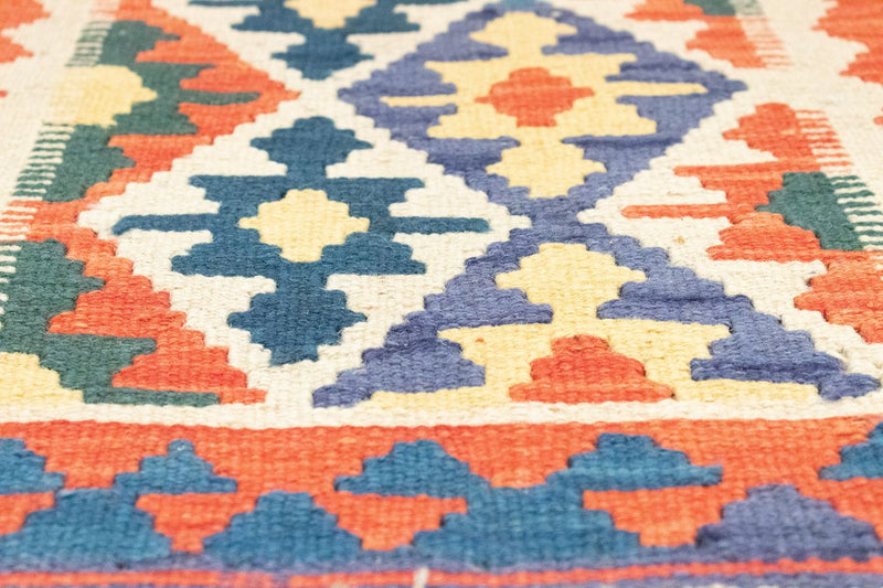 Løber Kelim-tæppe - orientalsk - 207 x 60 cm - orange