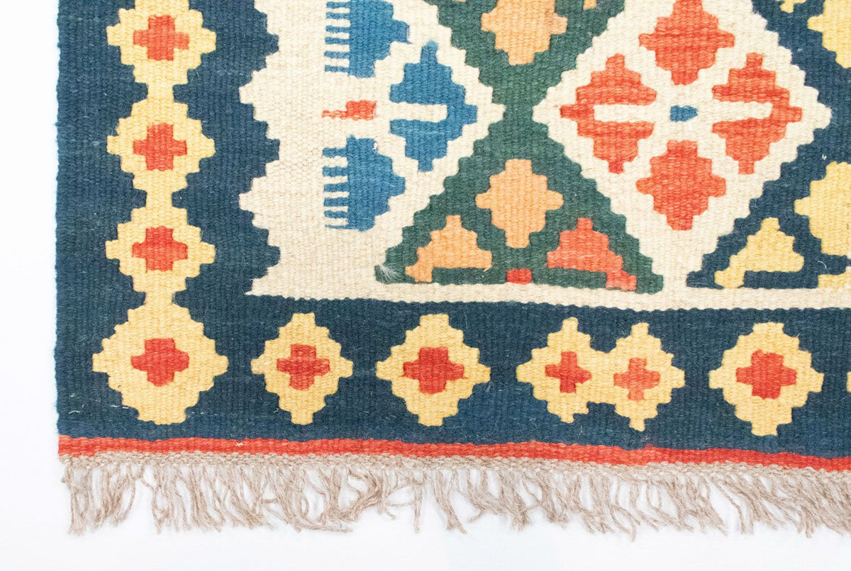 Løber Kelim-tæppe - orientalsk - 207 x 65 cm - beige