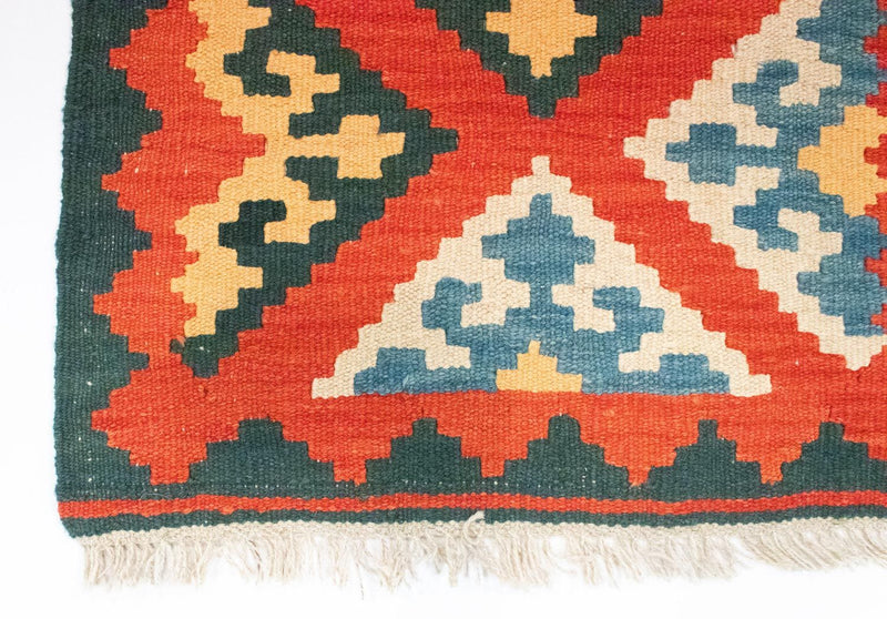 Løber Kelim-tæppe - orientalsk - 207 x 62 cm - orange