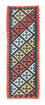 Løber Kelim-tæppe - orientalsk - 204 x 70 cm - blå