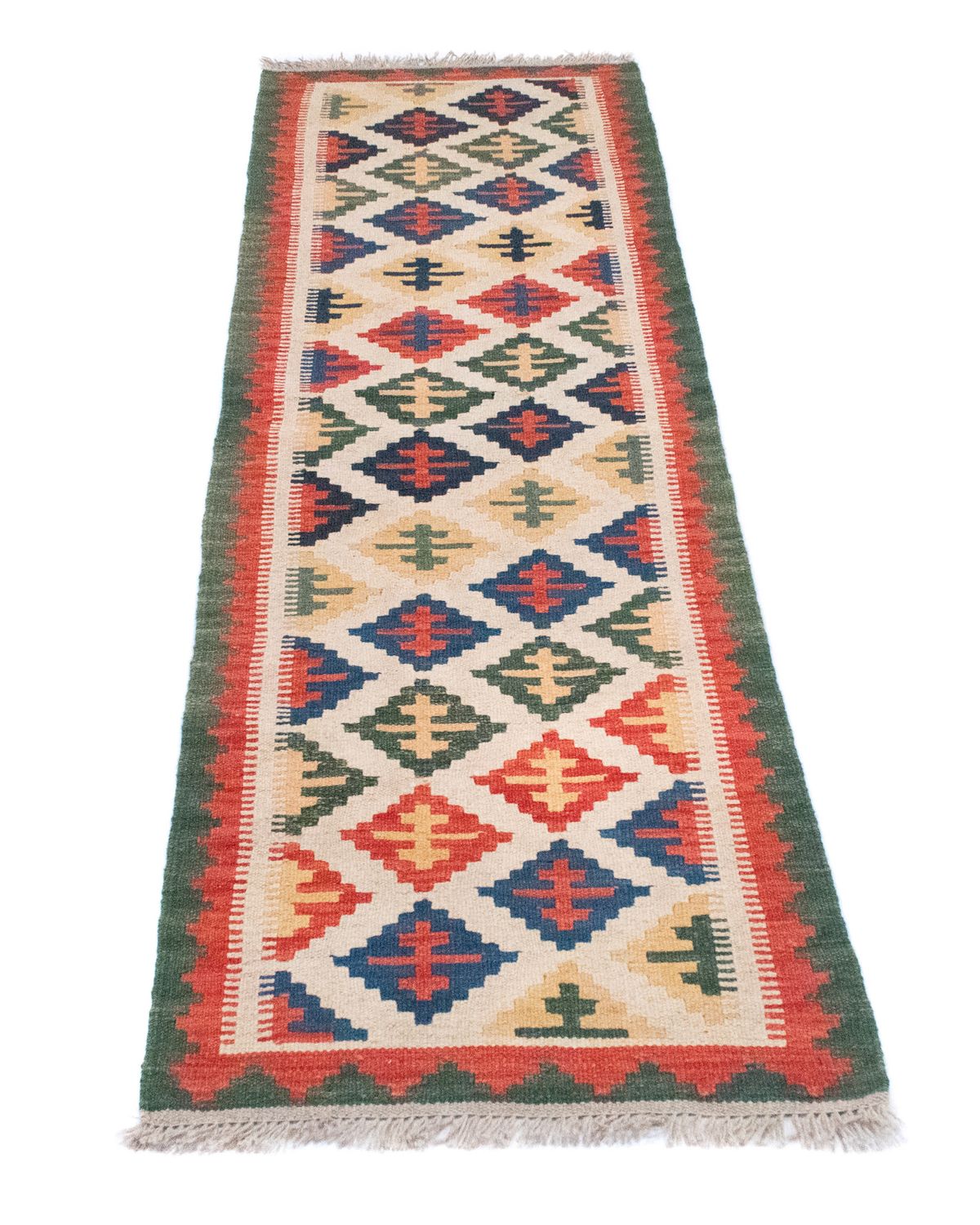 Løber Kelim-tæppe - orientalsk - 192 x 62 cm - beige