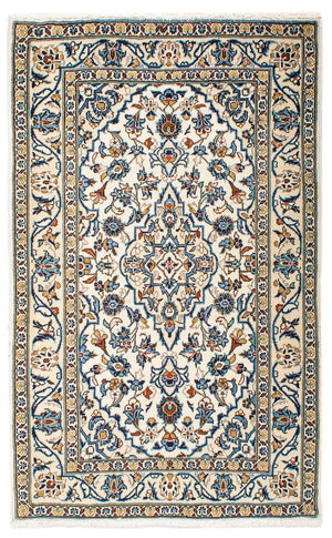 Persisk tæppe - Keshan - 154 x 100 cm - beige