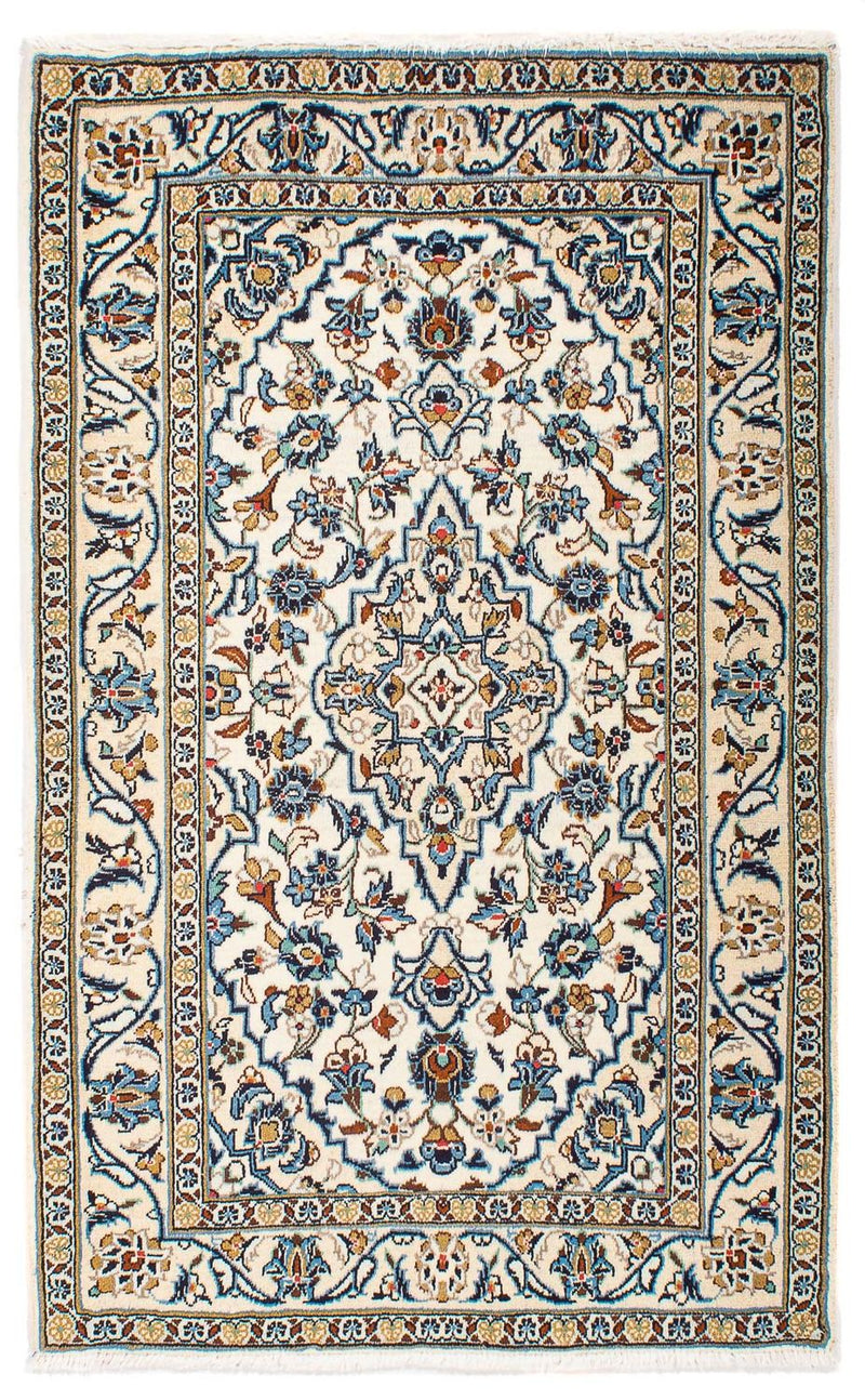 Persisk tæppe - Keshan - 154 x 100 cm - beige