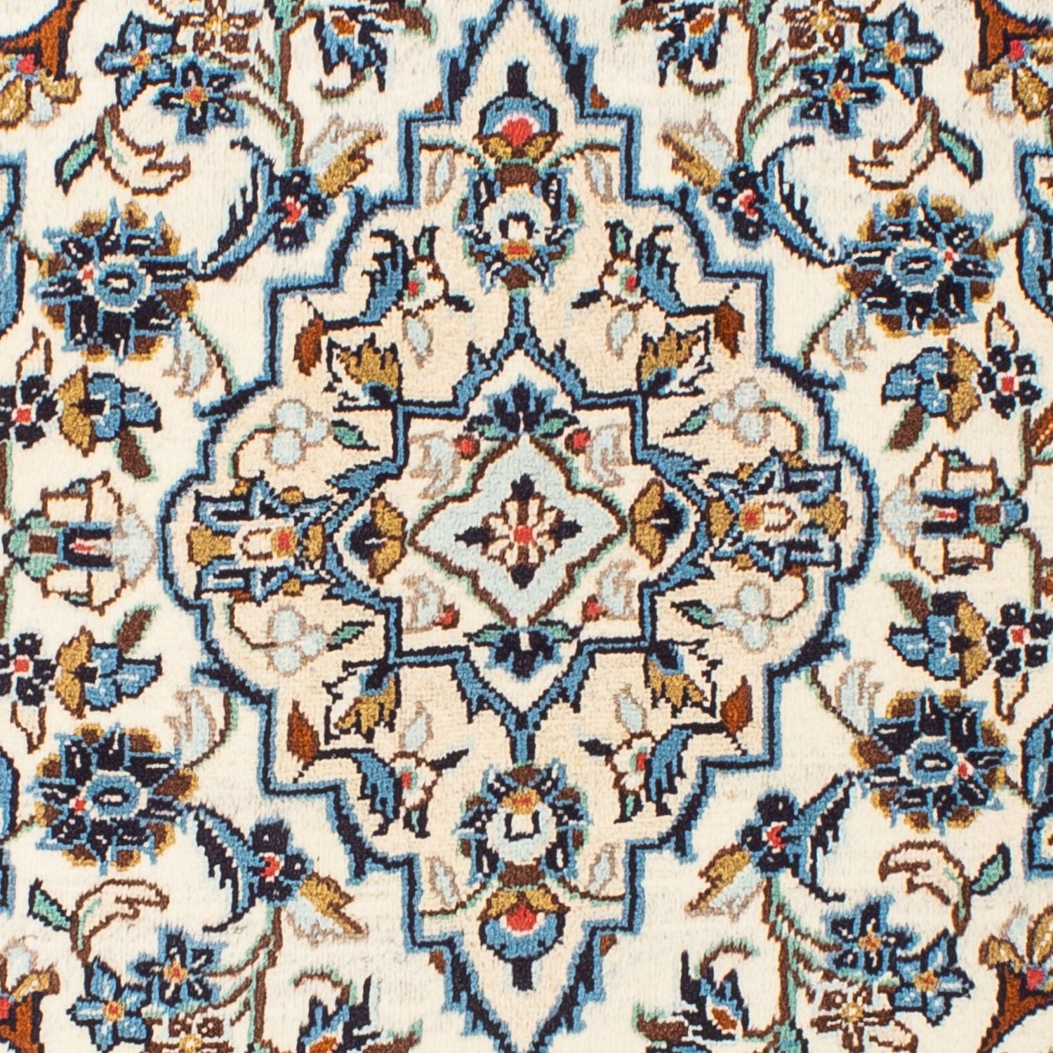 Persisk tæppe - Keshan - 152 x 100 cm - beige