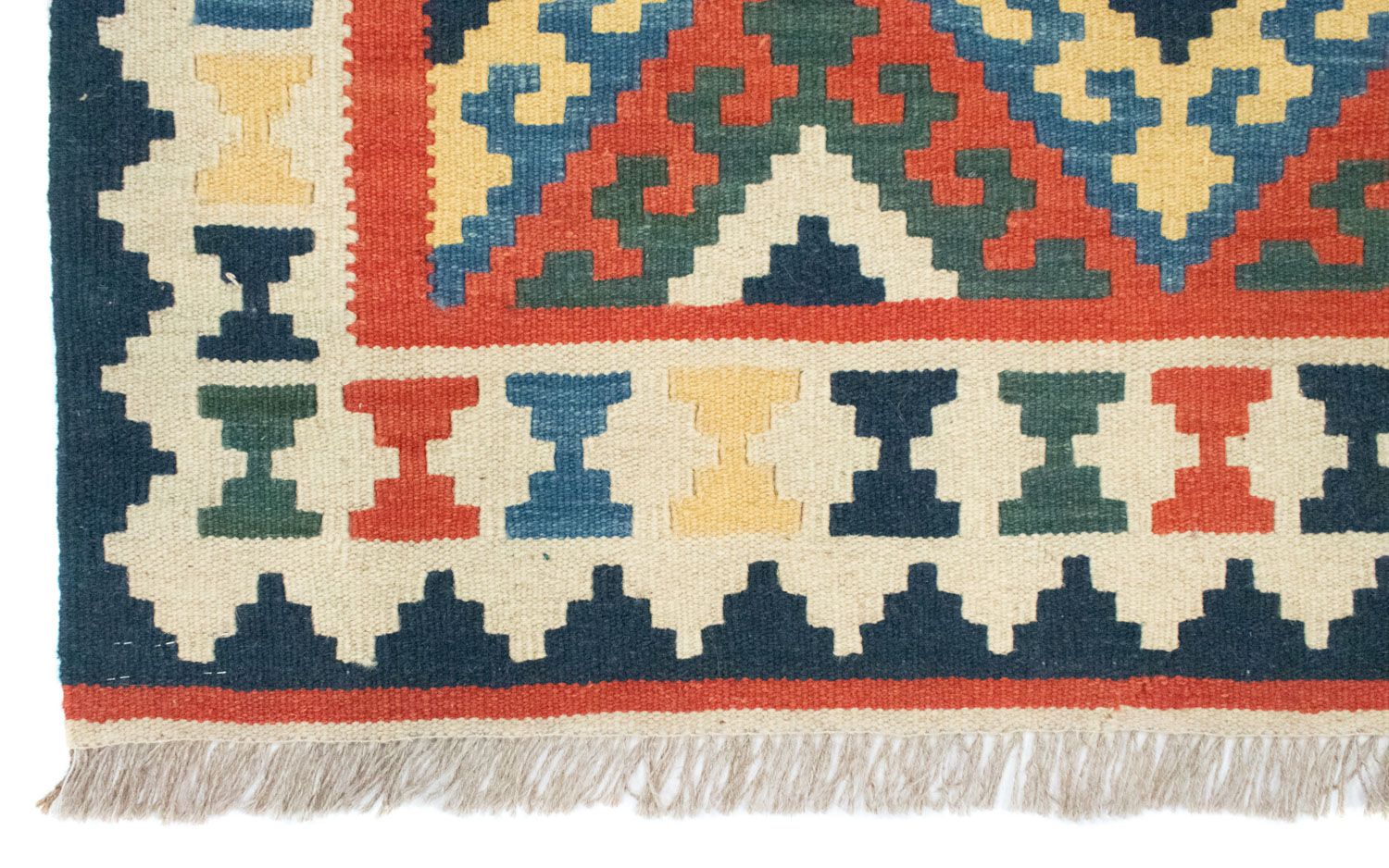 Kelim-tæppe - orientalsk - 200 x 150 cm - brun