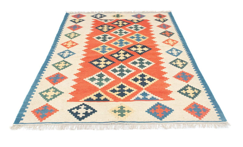 Kelim-tæppe - orientalsk - 200 x 148 cm - orange