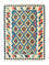 Kelim-tæppe - orientalsk - 205 x 156 cm - blå