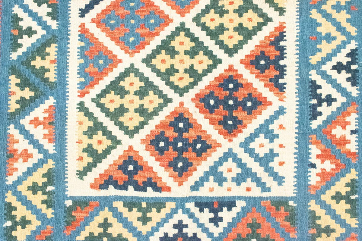 Kelim-tæppe - orientalsk - 187 x 127 cm - orange