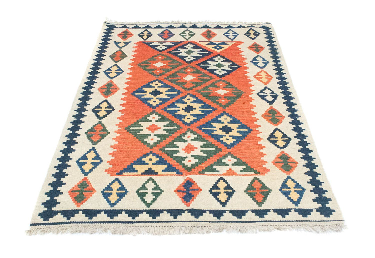 Kelim-tæppe - orientalsk - 185 x 122 cm - orange