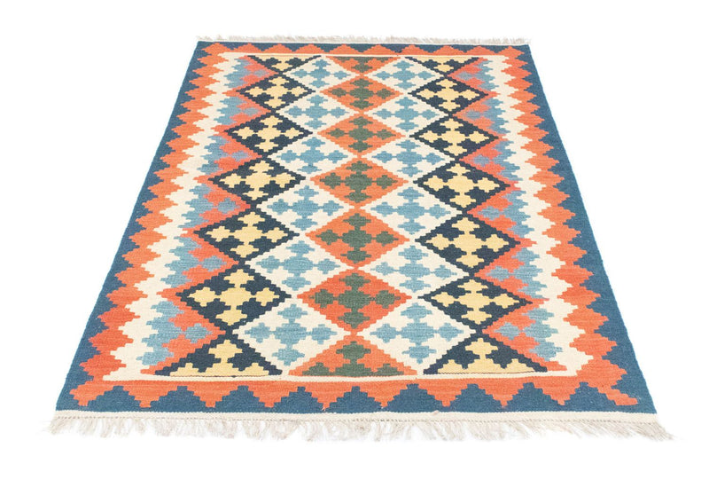 Kelim-tæppe - orientalsk - 174 x 117 cm - blå
