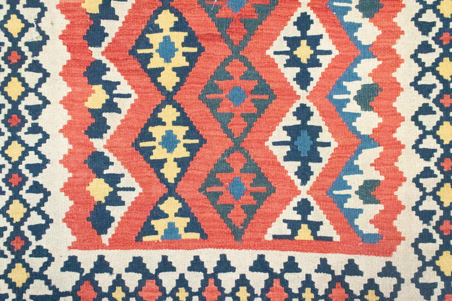 Kelim-tæppe - orientalsk - 174 x 128 cm - rød