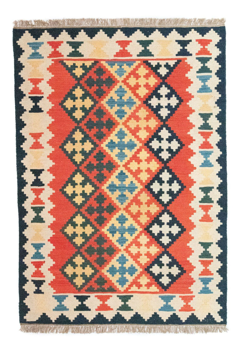 Kelim-tæppe - orientalsk - 180 x 125 cm - orange