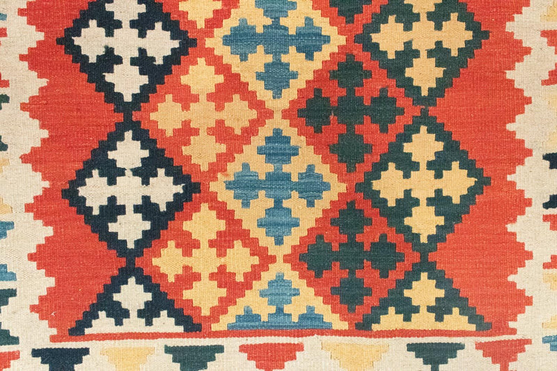 Kelim-tæppe - orientalsk - 180 x 125 cm - orange