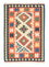 Kelim-tæppe - orientalsk - 172 x 120 cm - orange