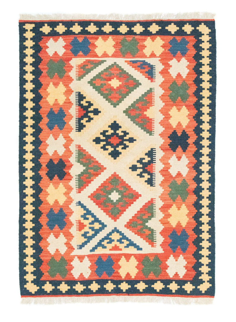 Kelim-tæppe - orientalsk - 172 x 120 cm - orange