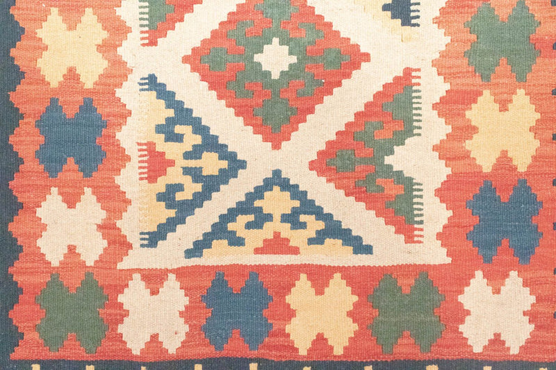Kelim-tæppe - orientalsk - 172 x 120 cm - orange
