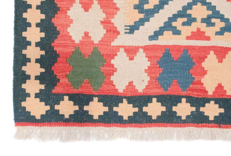 Kelim-tæppe - orientalsk - 172 x 120 cm - orange