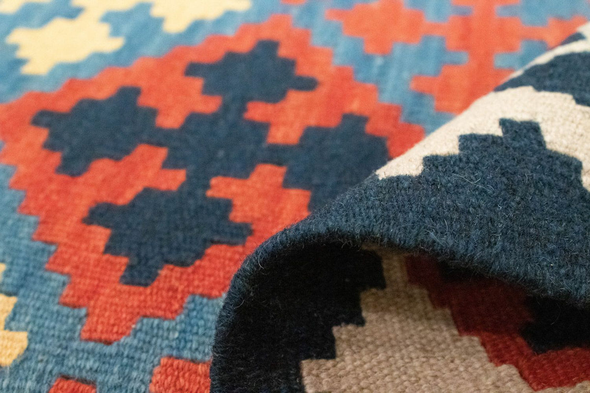 Kelim-tæppe - orientalsk - 180 x 120 cm - orange