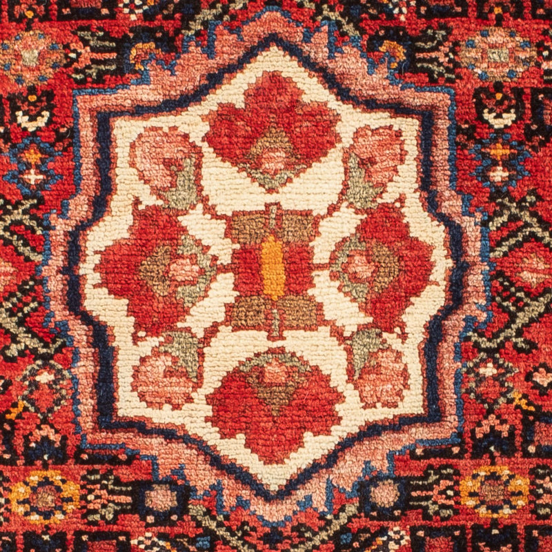 Persisk tæppe - Nomadisk - 98 x 64 cm - mørkerød