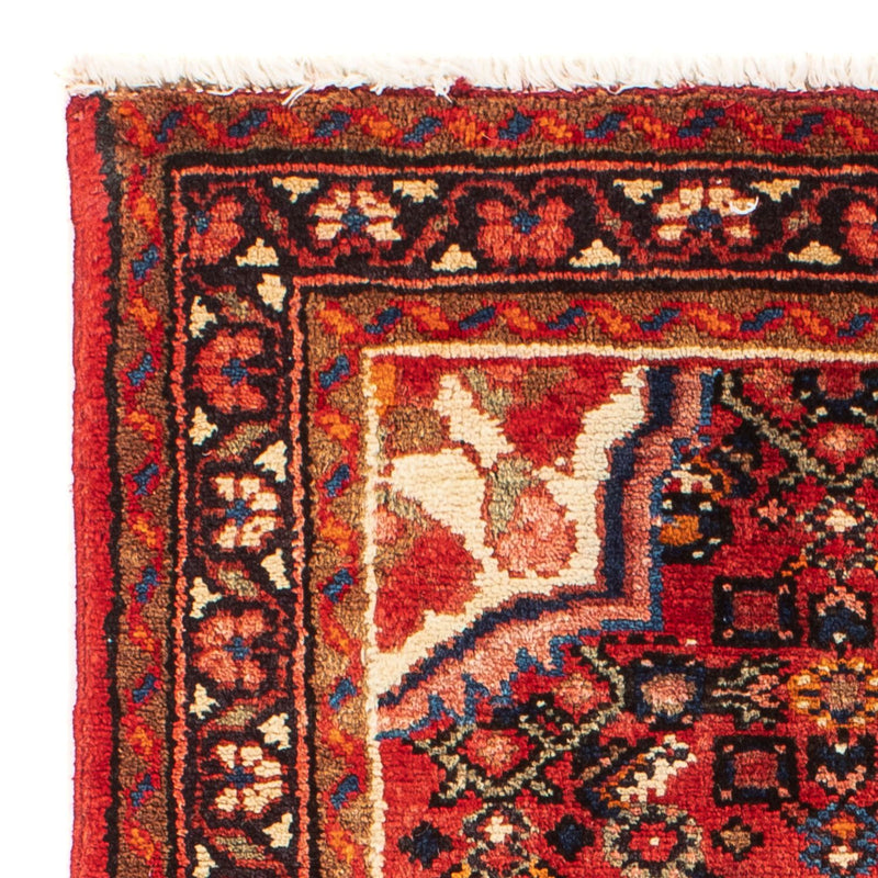 Persisk tæppe - Nomadisk - 98 x 64 cm - mørkerød