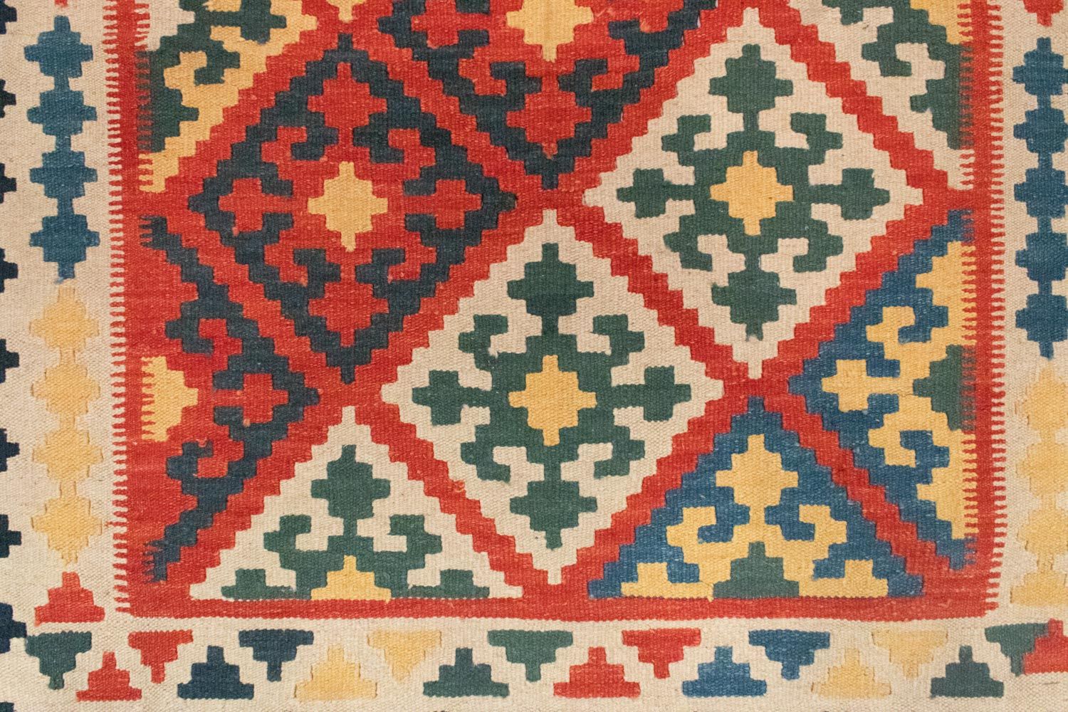 Kelim-tæppe - orientalsk - 180 x 120 cm - orange