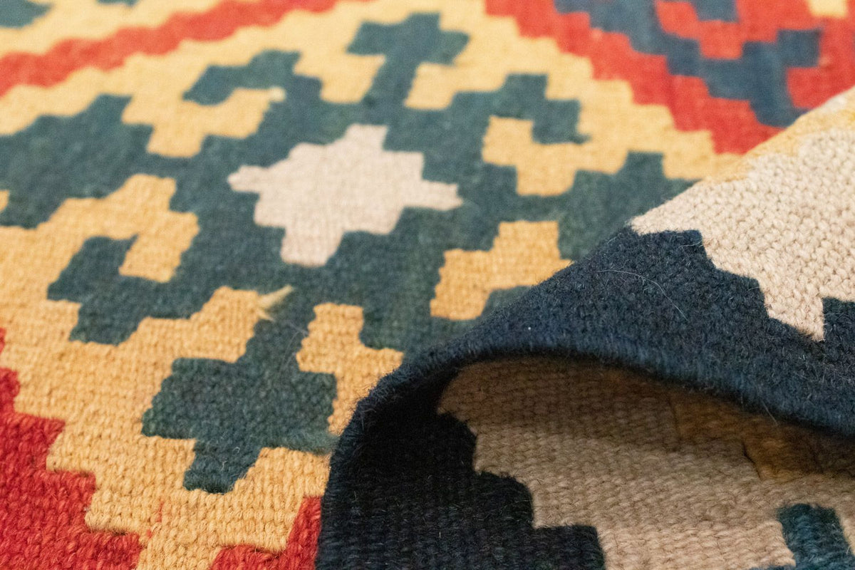 Kelim-tæppe - orientalsk - 180 x 120 cm - orange