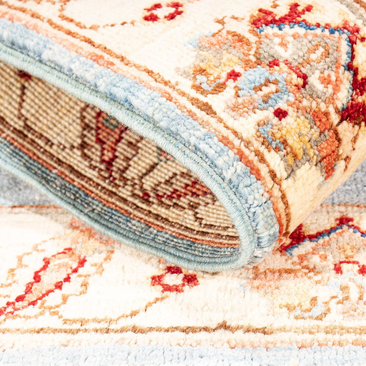 Ziegler Carpet - 92 x 63 cm - lyseblå