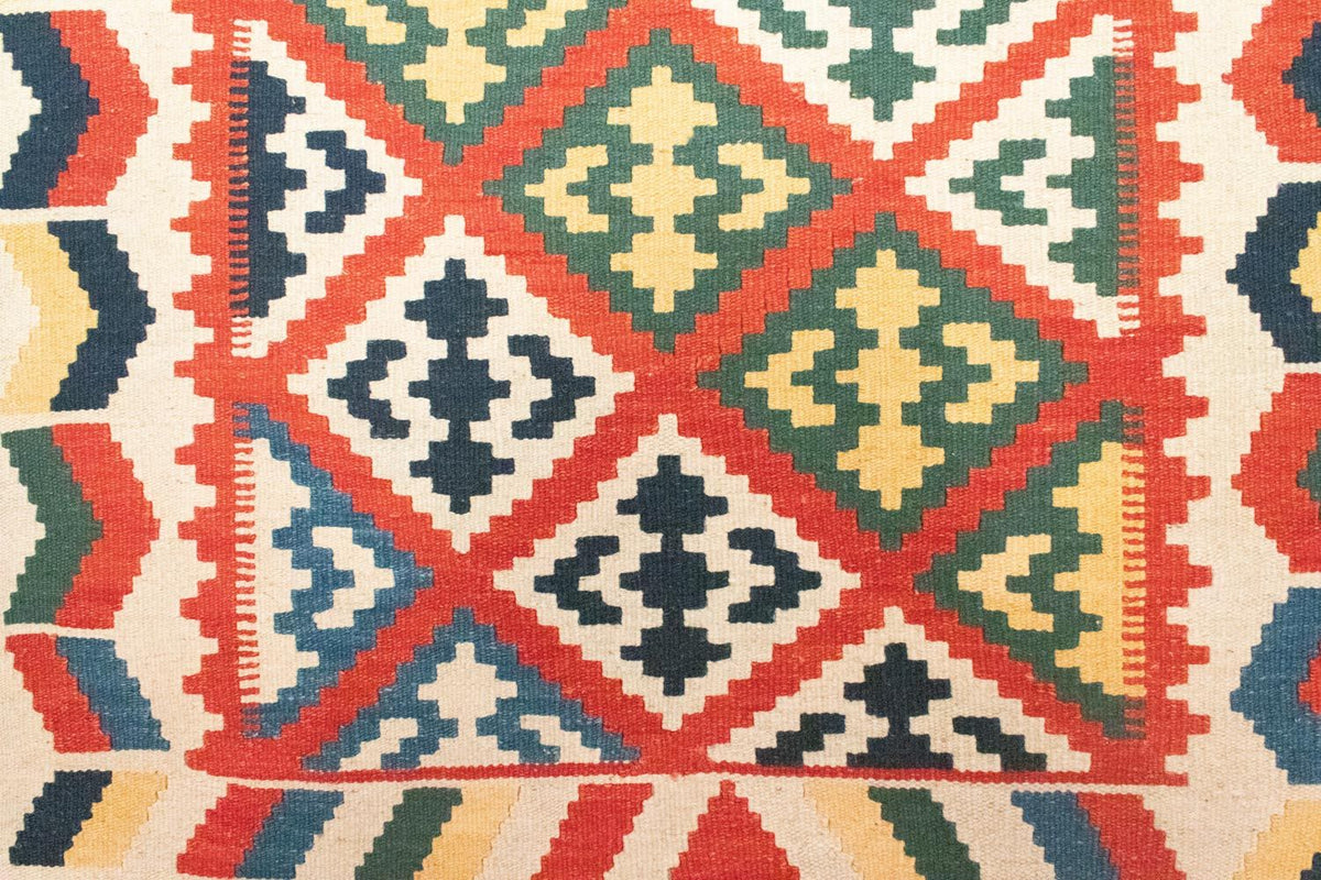 Kelim-tæppe - orientalsk - 185 x 125 cm - orange