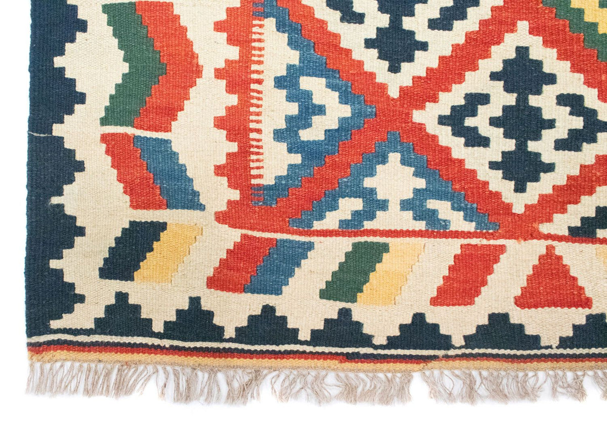 Kelim-tæppe - orientalsk - 185 x 125 cm - orange