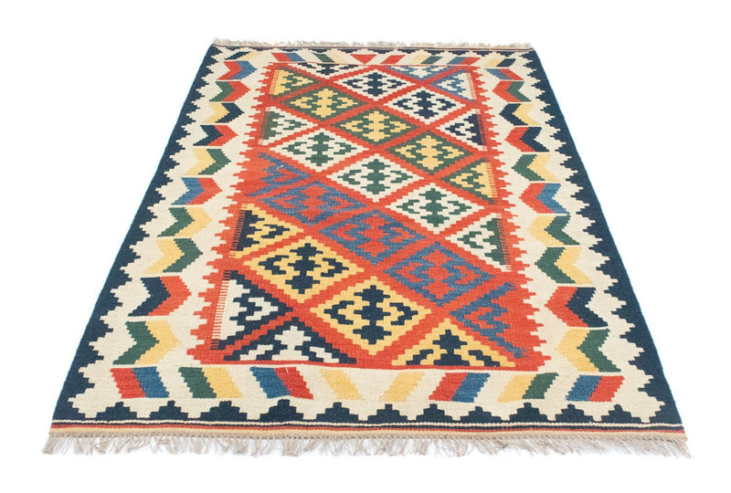 Kelim-tæppe - orientalsk - 185 x 125 cm - orange