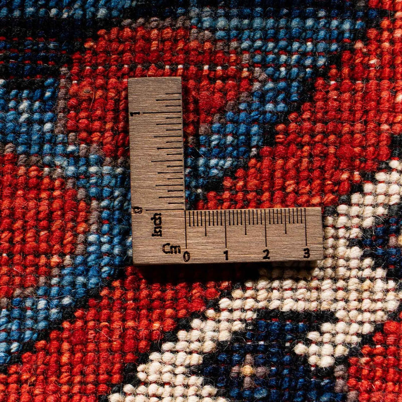 Afghansk tæppe - 182 x 118 cm - flerfarvet
