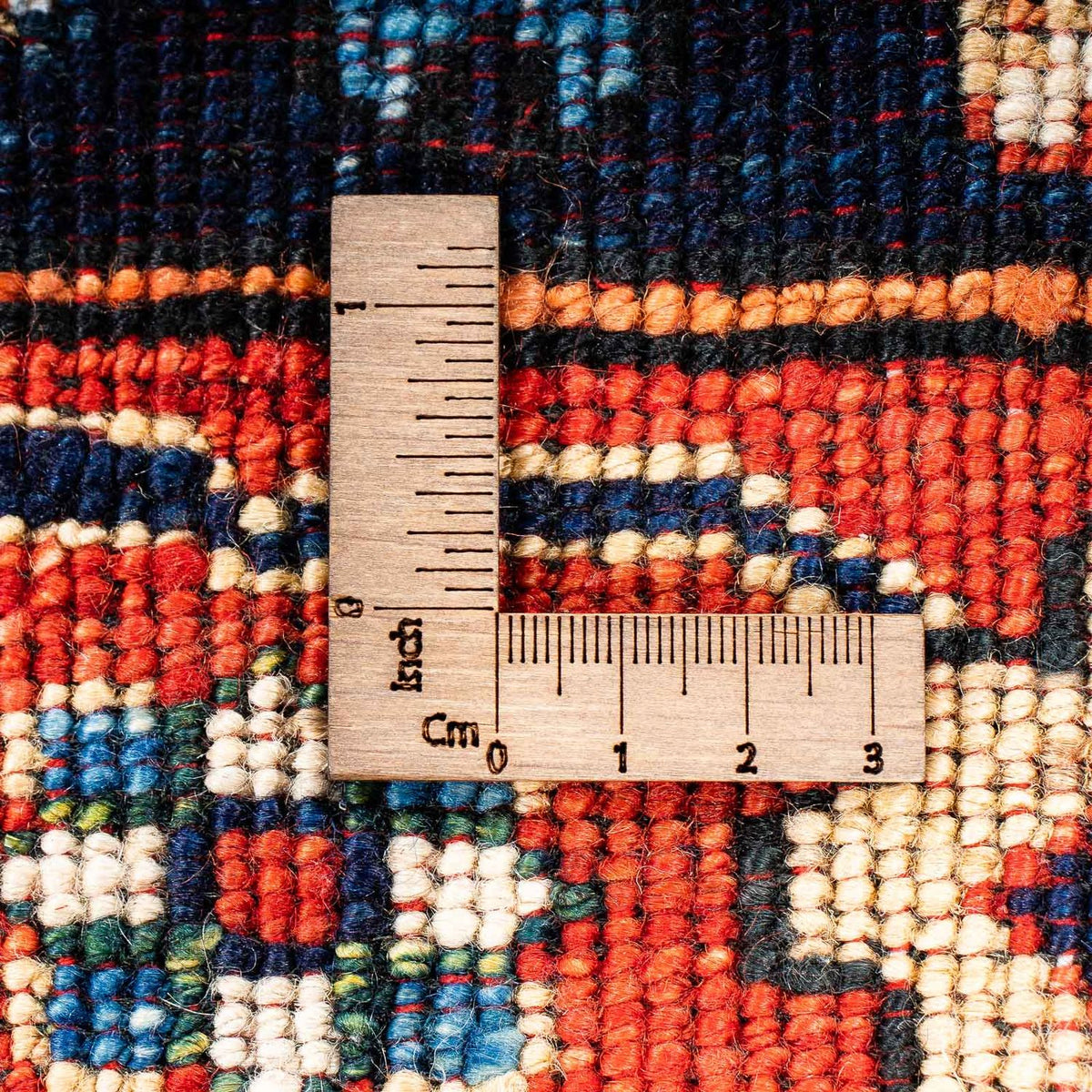 Afghansk tæppe - 195 x 150 cm - rød