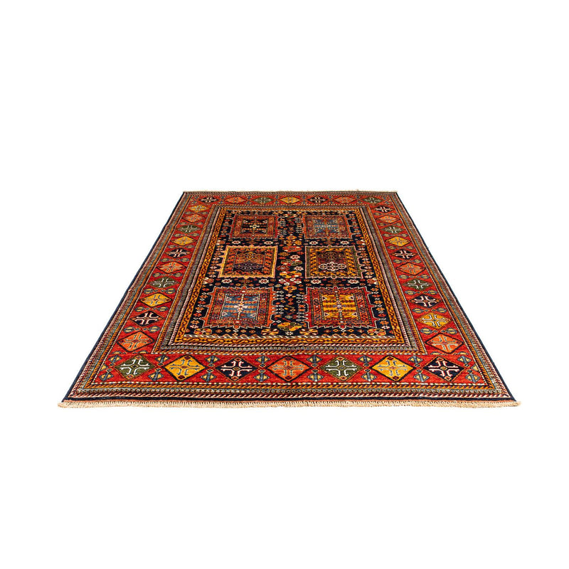 Afghansk tæppe - 244 x 170 cm - mørkeblå