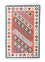 Kelim-tæppe - orientalsk - 186 x 120 cm - orange