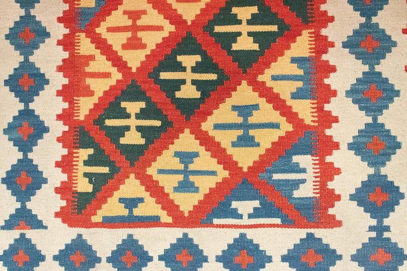 Kelim-tæppe - orientalsk - 190 x 120 cm - orange