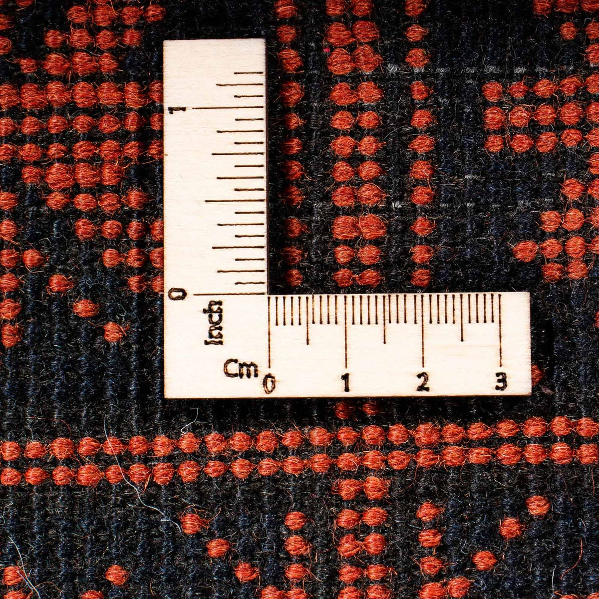 Afghansk tæppe - 174 x 118 cm - rust