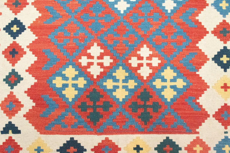 Kelim-tæppe - orientalsk - 183 x 120 cm - orange