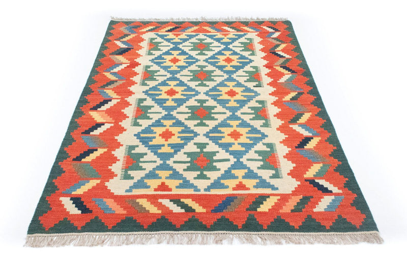 Kelim-tæppe - orientalsk - 180 x 123 cm - orange