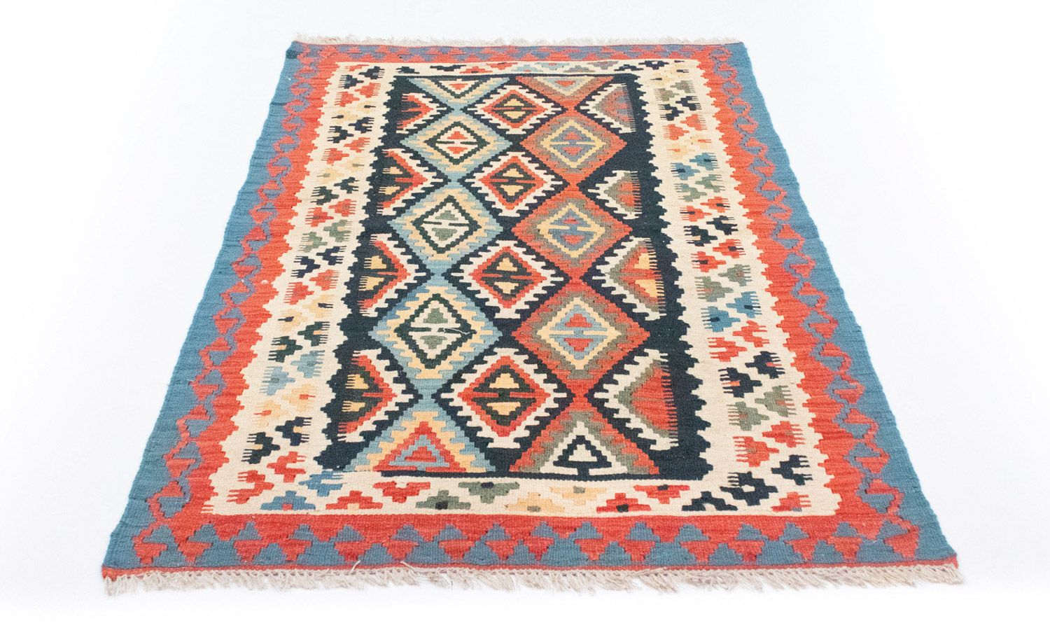 Kelim-tæppe - orientalsk - 152 x 100 cm - brun