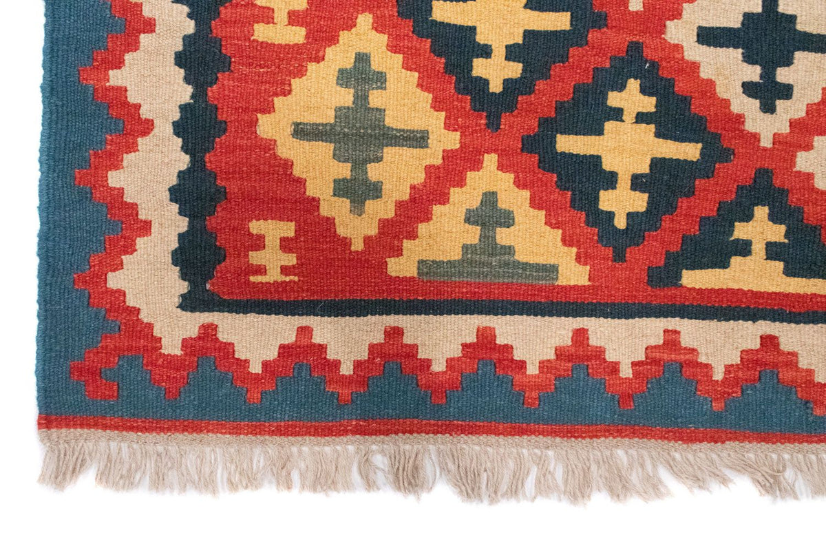 Kelim-tæppe - orientalsk - 150 x 102 cm - rød