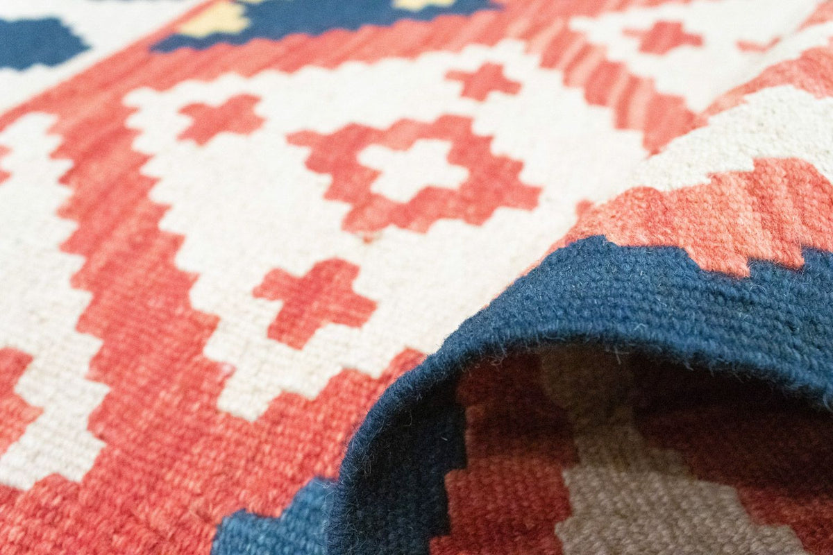 Kelim-tæppe - orientalsk - 152 x 102 cm - orange