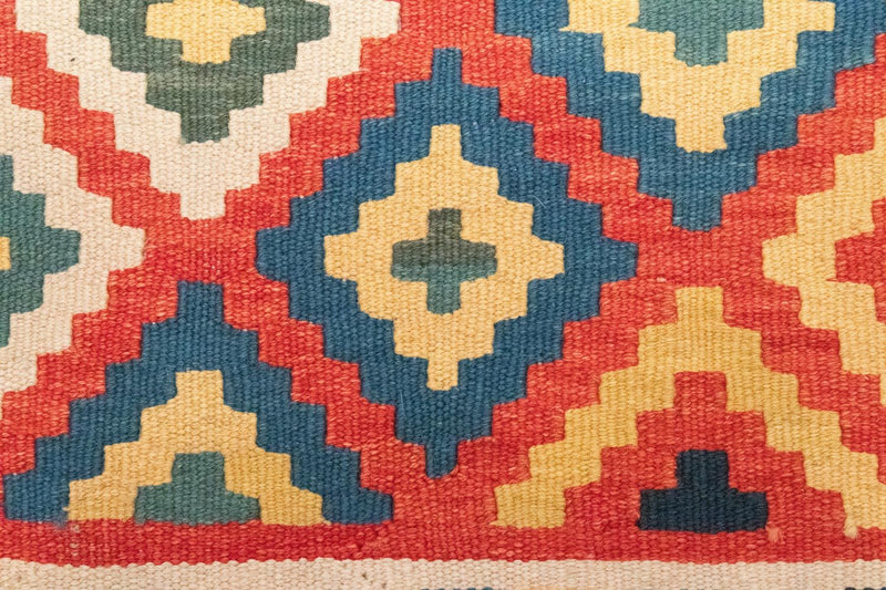 Kelim-tæppe - orientalsk - 151 x 102 cm - blå