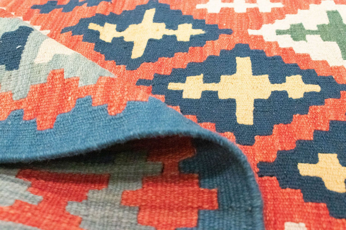 Kelim-tæppe - orientalsk - 150 x 104 cm - orange