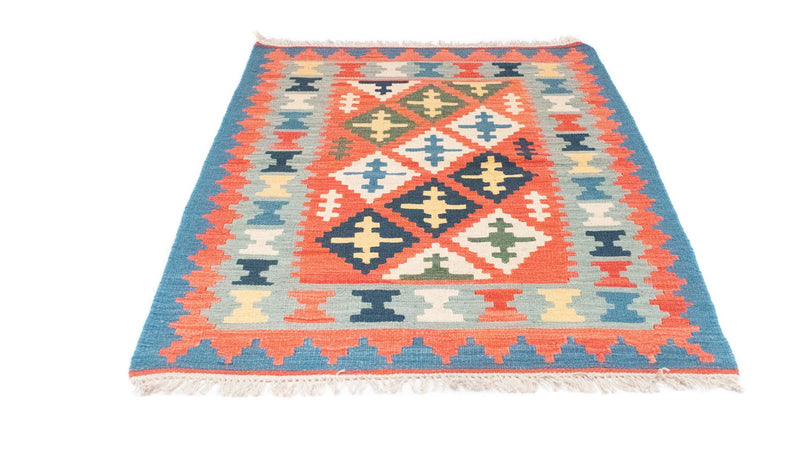Kelim-tæppe - orientalsk - 150 x 104 cm - orange