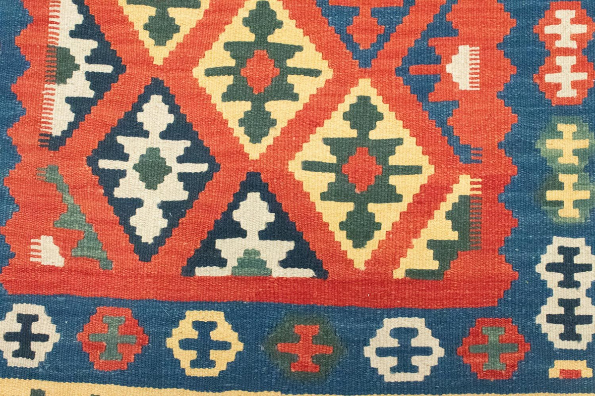 Kelim-tæppe - orientalsk - 158 x 105 cm - orange