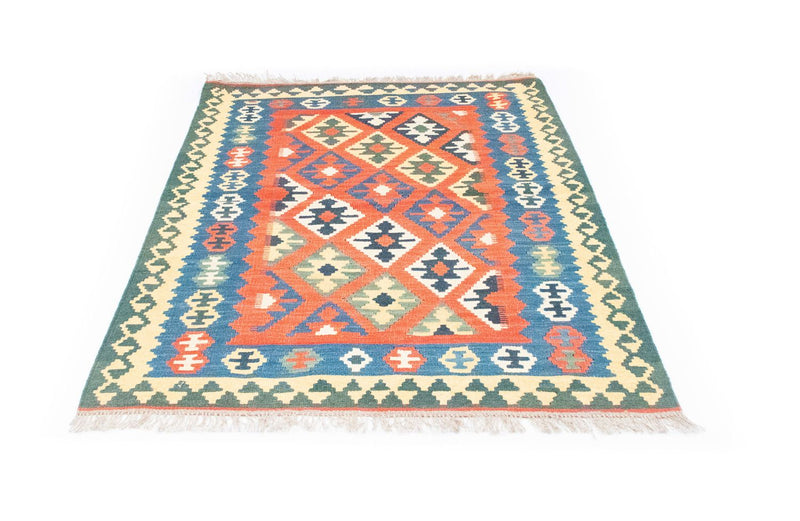 Kelim-tæppe - orientalsk - 158 x 105 cm - orange