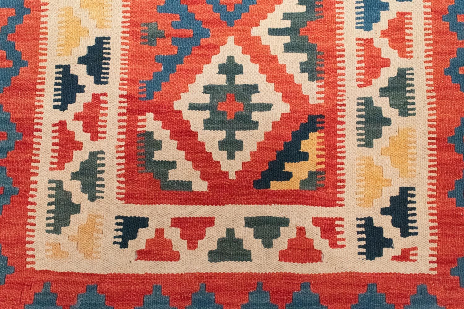 Kelim-tæppe - orientalsk - 152 x 103 cm - orange