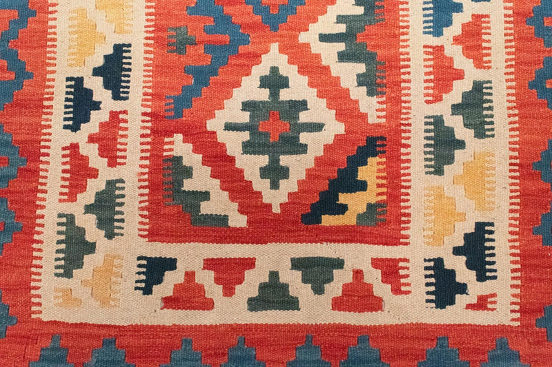 Kelim-tæppe - orientalsk - 152 x 103 cm - orange